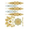 Buy cheap Gold Foil Body Tattoo Sticker from wholesalers
