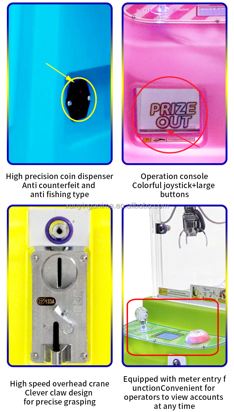 Arcade Gift Prizes Vending Squishy Claw Machine Mini Toy Egg Vending Machine
