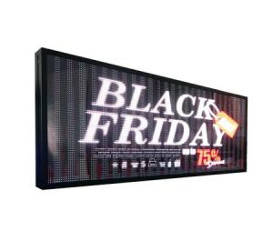 China Wireless IP21 400Hz 6000nit LED Scrolling Display Board on sale
