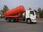Sinotruk HOWO Vacuum Suction Truck With Jetting Cleaning KEG Pipe Nozzle 12m3