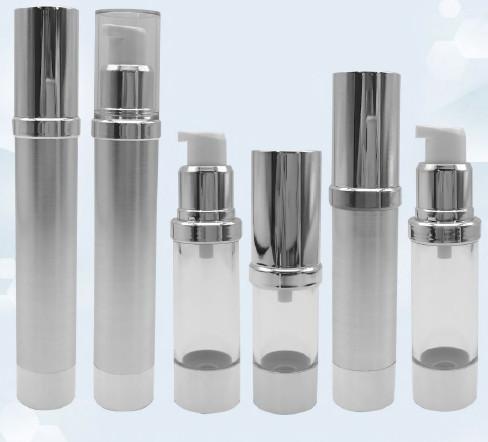 Buy cheap Gold Frosted Airless Pump Bottle / Airless Dispenser Bottles 15ml 100ml from wholesalers