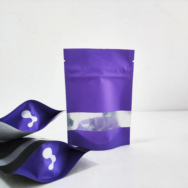 Buy cheap Biodegradable Food Packaging Bag Resealable Printed Standup Pouch Bags with window from wholesalers