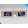Buy cheap Concert 3d Fireworks Glasses , Paper Diffraction Glasses 13500 Light Gratings from wholesalers
