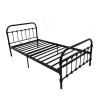 Buy cheap Powder Coating Design Furniture Metal Bed , Rod Iron Single Bed Ultimate Strength from wholesalers