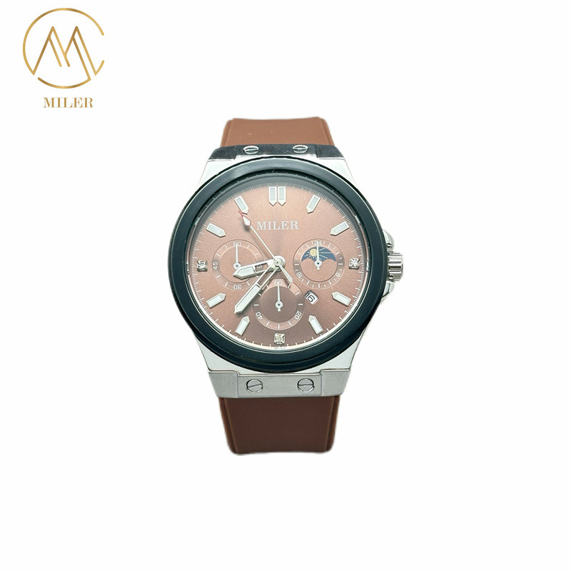 30ATM Water Resistant Classic Wrist Watches Mineral Dial Date Display Luminous Hands Watch