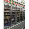Buy cheap 6 Glass Door Commercial Display Refrigerator 380V 3200L Durable from wholesalers