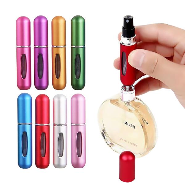 Buy cheap Perfume Atomizer Spray Aluminum Cosmetic Bottles 80*16.5mm Reusable 5ml 8ml from wholesalers