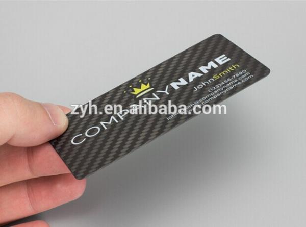 Buy cheap Black Carbon Fiber Fabric Veneers Business Name Card Exquisite Tarot Cards from wholesalers
