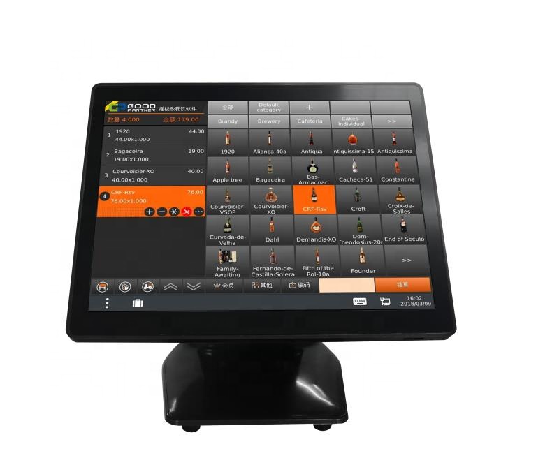 Modern Cash Registers 15 inch Capacitive Screen POS System for Electronic POS Terminal