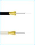 Simplex Indoor Optical Fiber Cable GJFJV LSZH For Tactical / Underground