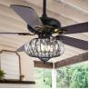 Buy cheap Surface Mounting 120V 65W Industrial Ceiling Fan Light / 52 Inch 5 Blade Ceiling Fan from wholesalers