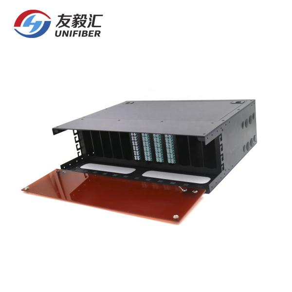 Buy cheap 19" Rack Mount 3U 288core 12x24F MPO-LC Cassette Patch Panel from wholesalers