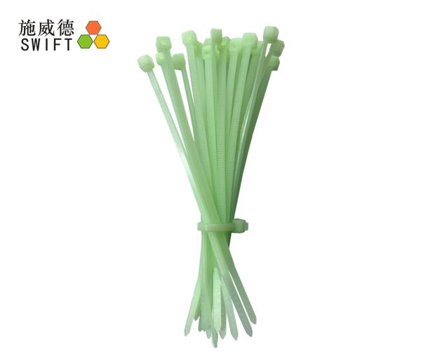 Buy cheap 4 Inch Length Nylon Cable Ties Heat Resistant 150℃ UL94V2 Green Color PA66 from wholesalers