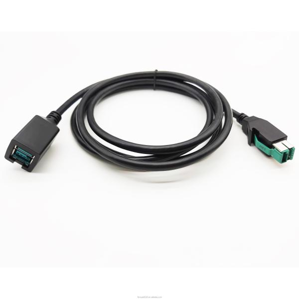 Buy cheap Custom Logo 24V PoweredUSB Cable 12V Male To Female Extension Cable from wholesalers