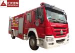 8T Fire Fighting Vehicle Euro IV High Visibility Customized Design Acceptable