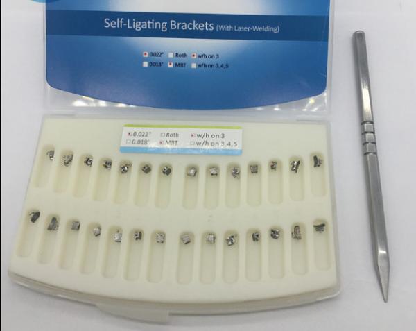 Buy cheap Torque Designed Metal Dental Braces With Double Wings Constructure Smooth Surface from wholesalers