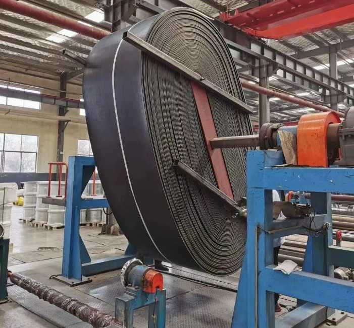 Flexible Wire Rope Conveyor Belt With Low Elongation And Good Flexural Resistance In Ports