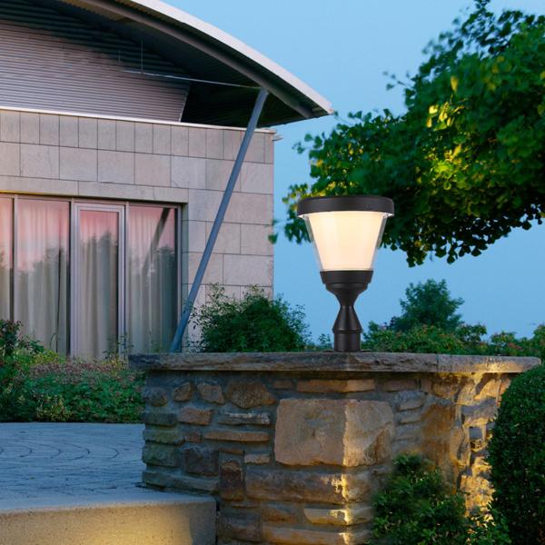 Buy cheap Outdoor Solar Fence Main Gate Pillar 3.2V LED Post Lights Garden Decor from wholesalers