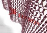 Gold Copper Color Aluminum Chain Curtain For Decorative Room Divider