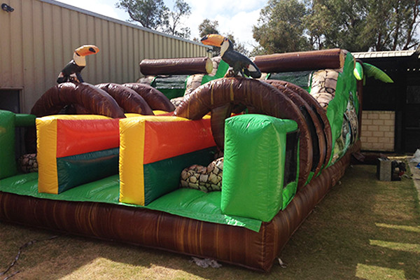 Inflatable Obstacle Courses Run Bouncy Obstacle Course Rental For Adults