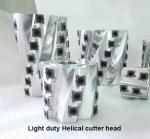 Aluminum Steel Helical Spiral Planer Cutter Head Mirror Surface