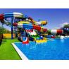 Buy cheap 8m Height Water Park Slide Underground Swimming Pool Equipment from wholesalers