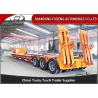 Buy cheap Excavator Transport Low Bed Trailer Truck 3 X 13 Ton Axle Mechanical Suspension from wholesalers