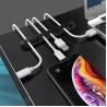 Buy cheap Silicone USB Storage Wire Winder Fixer Cord Cable Clips Charger Desk Cable Organizer from wholesalers