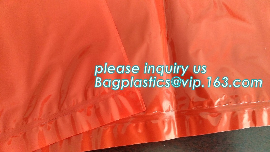 Asbestos Removal, disposable plastic yellow poly asbestos warning printed burial bags, Asbestos clear plastic packing ju