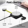 Buy cheap QI2 Certified 3 In One Foldable Charger For IPhone Watch And Headphones from wholesalers