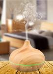 HomeFish Wood Grain USB Ultrasonic Aroma Humidifier Mist Output 30ml/H