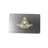 Buy cheap Laser Engrave Matt Black Metal Business Cards Magnetic Stripe Supermarket Vip QR Code Credit Card from wholesalers