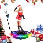 Slow Motion Selfie Video Spin Automatic Photo Booth Portable 360 Photo Booth