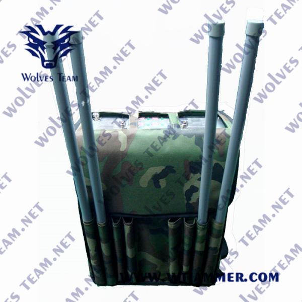 Buy cheap Waterproof GSM Dcs WiFi GPS 3G 4G Backpack Signal Jammer from wholesalers