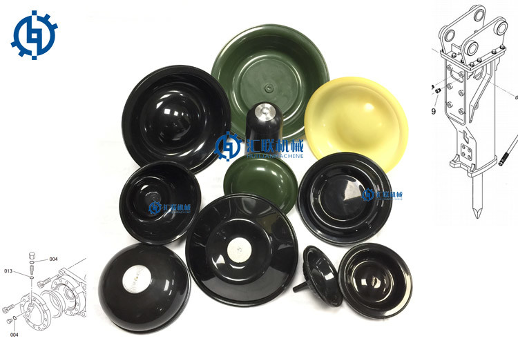 HB30G Hydraulic Breaker Diaphragm Membrane Rock Hammer Spare Parts
