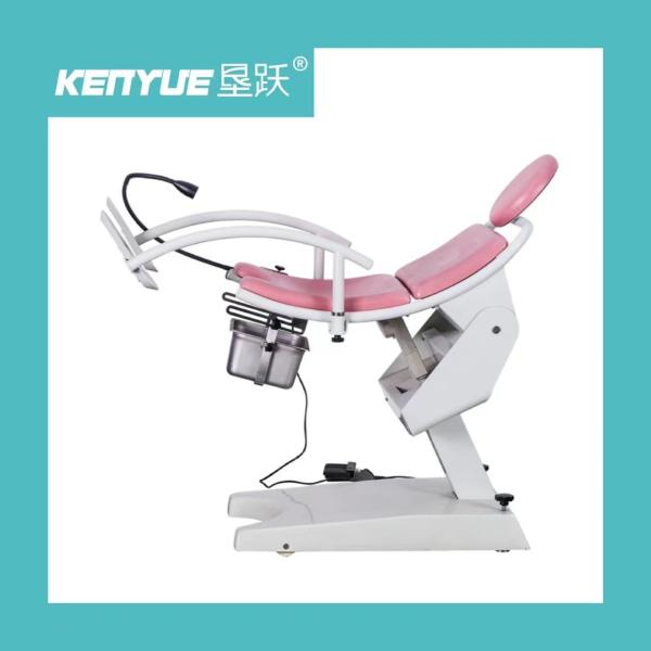 Buy cheap Medical Multifunctional Adjustable Electric Gynecological Bed Pink from wholesalers