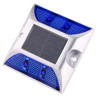 Buy cheap Aluminum 1.2V 600MAH Solar Road Stud Light , Blue Reflective Road Markers product