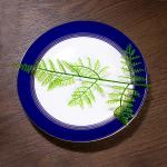Blue Lifestyle Colorful Porcelain Plates Creative Bowl Ceramic Tableware