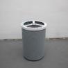Buy cheap Perforated Metal Recycle Waste Bin , 3 Compartment Garbage Can For Patio Outdoor from wholesalers