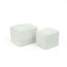 Buy cheap Wholesale Jewellery Packaging Ring Box Custom Jewelry Packaging Luxury Double Wedding Engagement Green Velvet Ring Box with logo from wholesalers