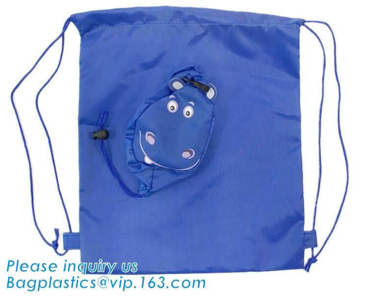 Polyester fabric drawstring bag /advertising pull rope backpack cloth bag /nylon shoulder pocket customization BAGEASE