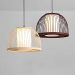 Chinese style bamboo chandelier bamboo Lantern restaurant bar bamboo lamp(WH-WP