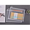 Buy cheap Promotional stationery set PVC bag pencil set, zipper office stationery pouch with rope slider, Office stationery waterp from wholesalers