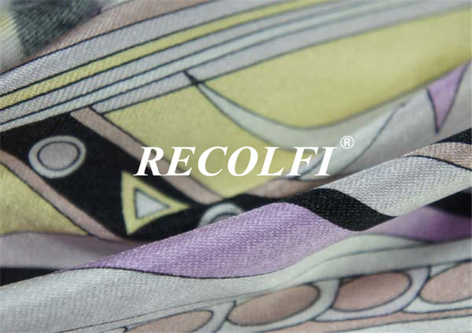 Geometry Recycled Polyester Spandex Fitness Leggings Washable Dry Easily