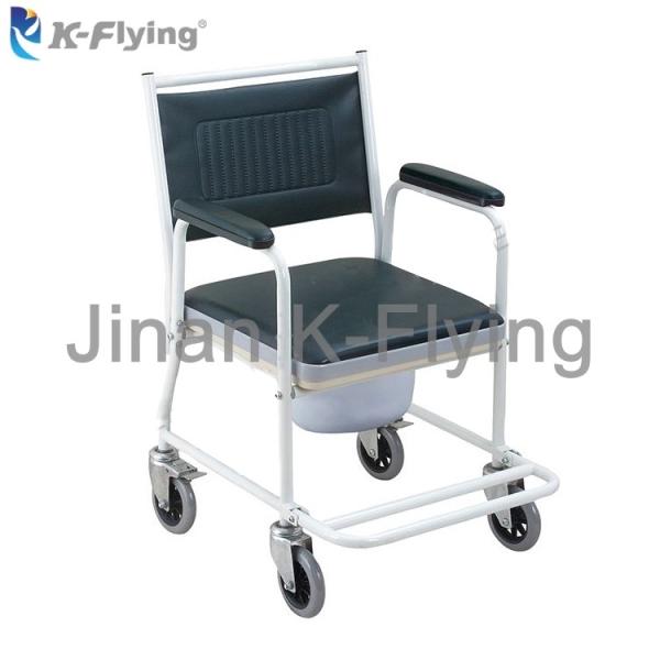 Buy cheap Movable Medical Rehabilitation Equipment Disabled Elderly Commode Toilet Chair from wholesalers