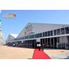 Buy cheap White Exhibition Clear Span Tents 50 x 150 m , Glass Wedding Tent from wholesalers