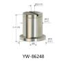 Buy cheap Brass Wire Rope Ceiling Attachment Parts Hemispherical With Groove YW86248 from wholesalers