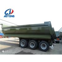 Buy cheap 100 Tons Double Axles U Shaped End Rear Tipper Dumper Semi Truck Trailer for in product