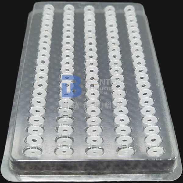 Y / X-Cut Ring Shape Synthetic Quartz Crystal For Pressure Sensing Thickness Shear