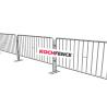 Buy cheap PVC Coated Galvanized Construction Barrier , Stainless Steel Crowd Control Barriers from wholesalers